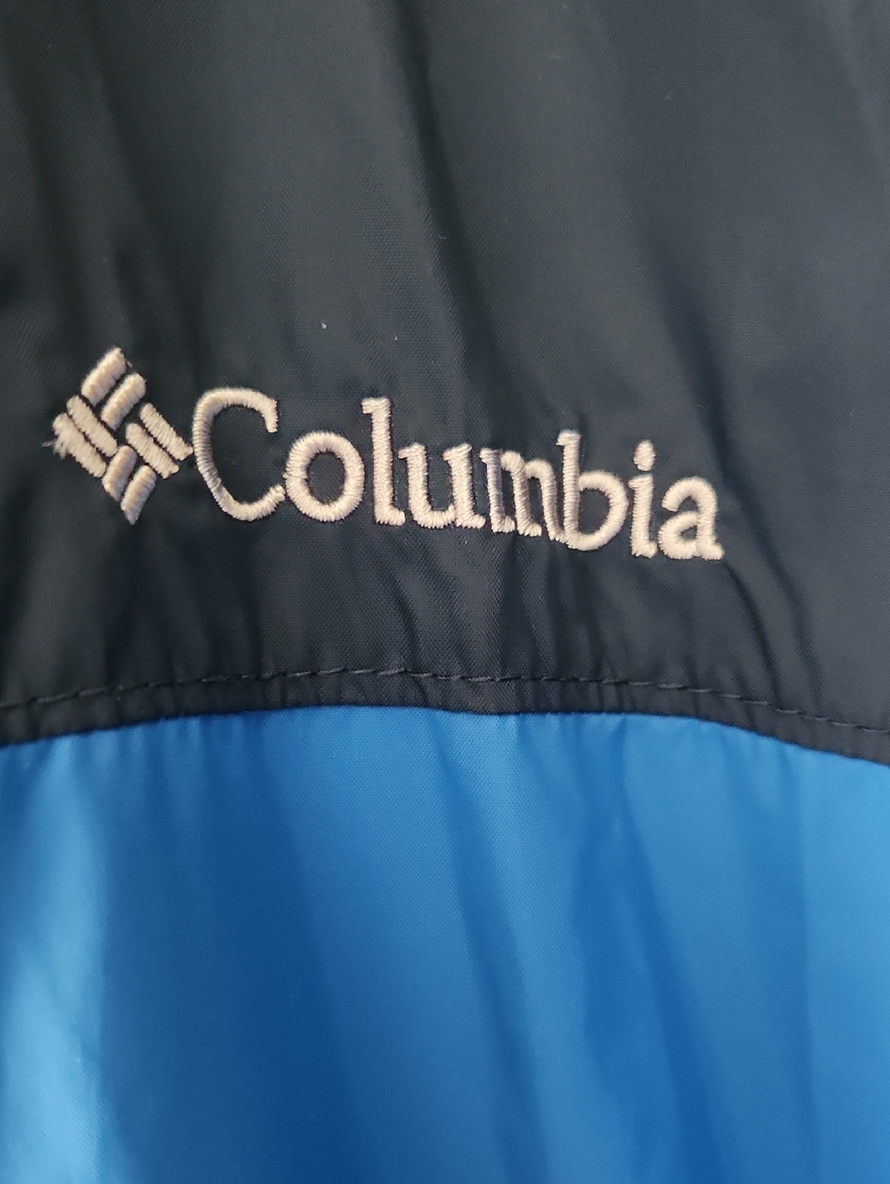 Columbia Men's Royal and Navy Blue Windbreaker Jacket - Picture 2 of 6